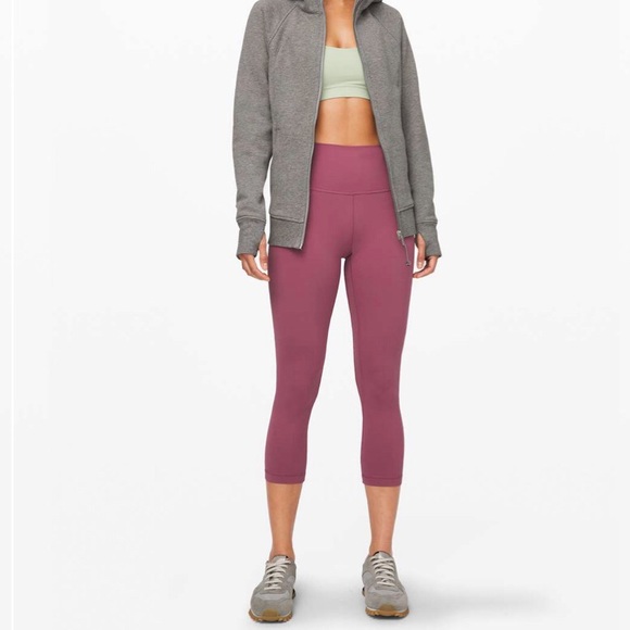 lululemon athletica Pants - Lululemon Align Crop *21" Plumful rare color